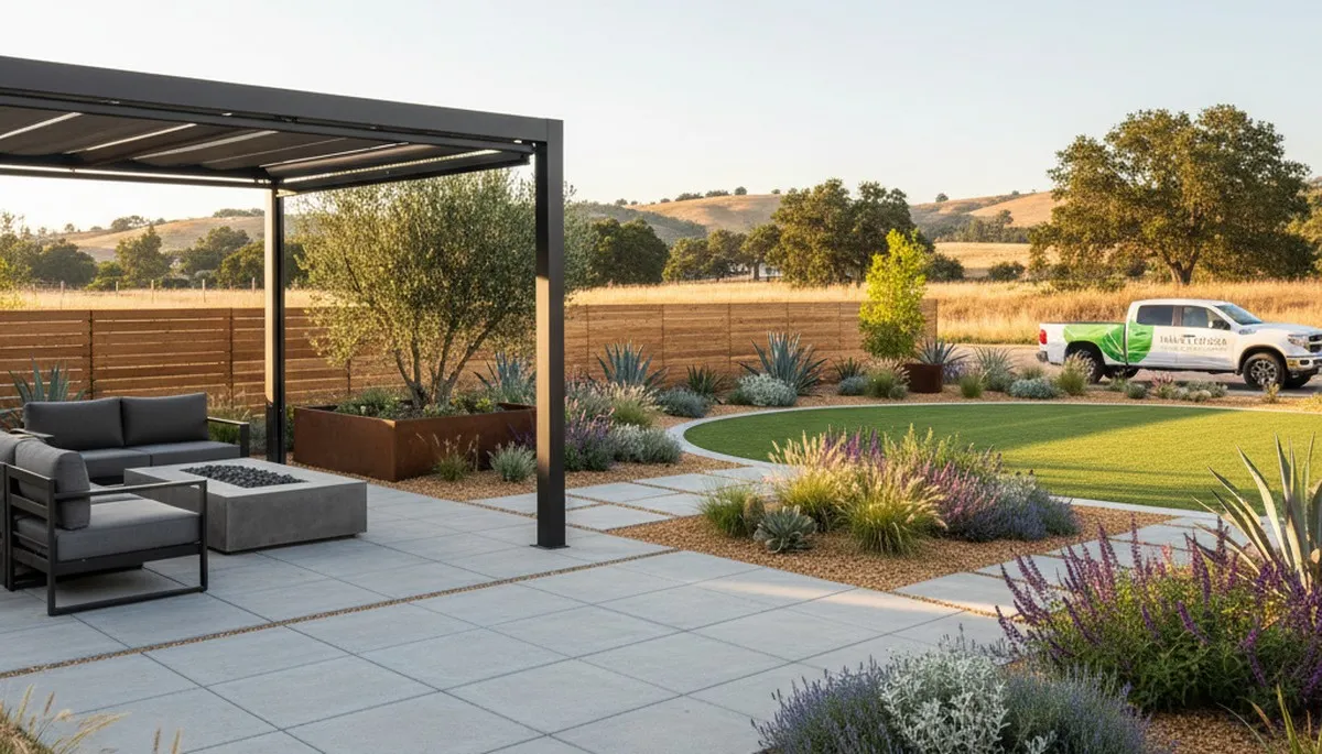 Sacramento, CA landscaping service for residential yard maintenance and landscape design