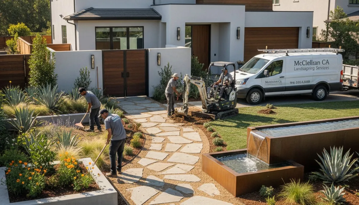 Landscape service in Sacramento, CA for residential and commercial outdoor maintenance